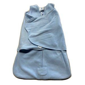 Halo SleepSack Swaddle Newborn 0-3 Months 6-12 Pounds Blue Fleece Sleep Boy